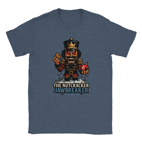 Rolig jul t-shirt med The Nutcracker Jawbreaker tryck