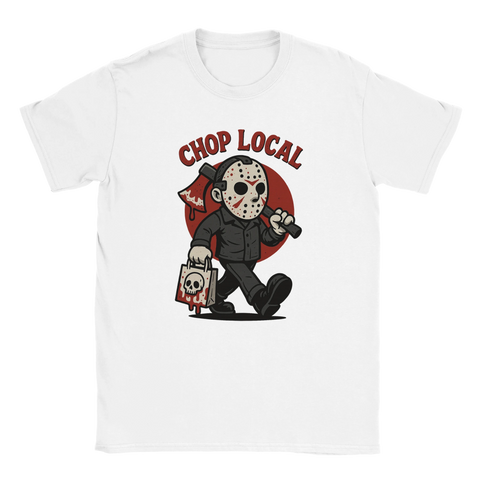 Blodig skräck t-shirt med humorinslag