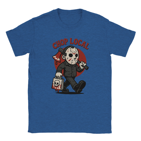 Rolig skräck t-shirt med halloween-parodi