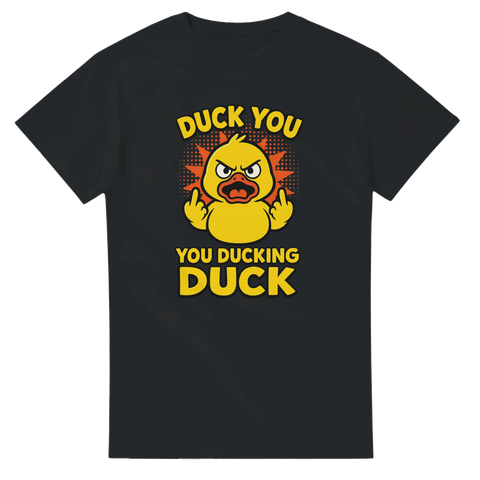 Duck You t-shirt – anka med attityd och humor