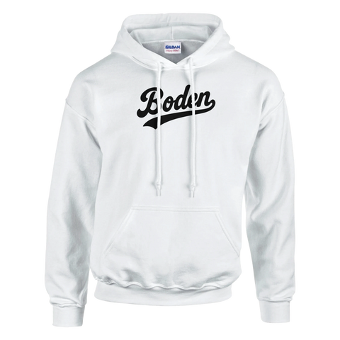 Hoodie med retro text Boden för boende i staden i Norrland