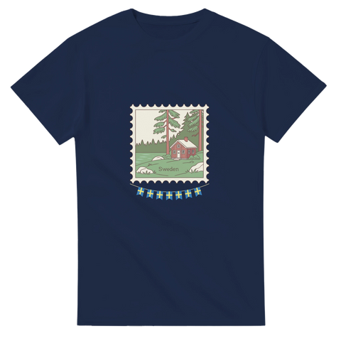 Grafisk t-shirt med Sverige-motiv