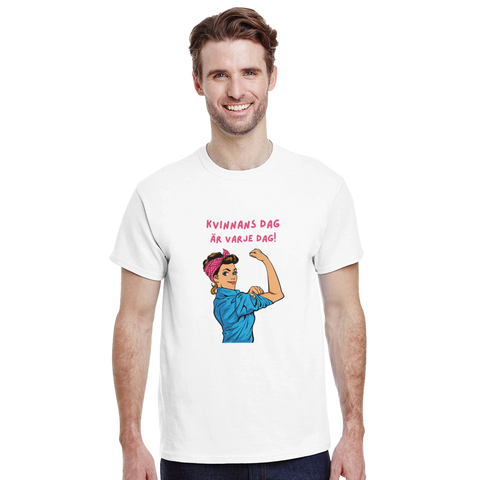 Rolig t-shirt för kvinnor med budskap