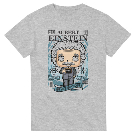 T-shirt med Albert Einstein motiv