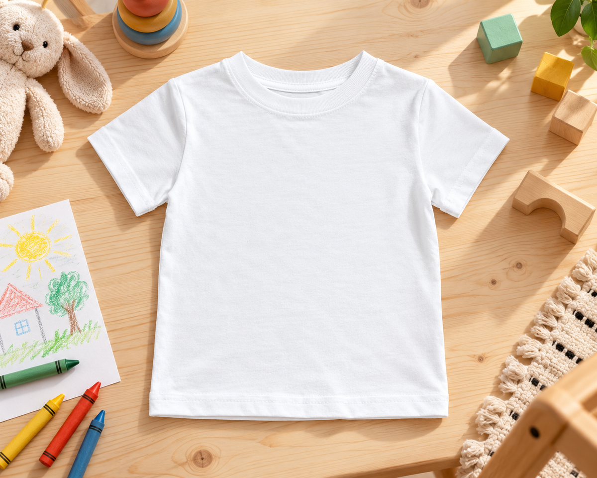 Design your own kids' cotton jersey T-shirt