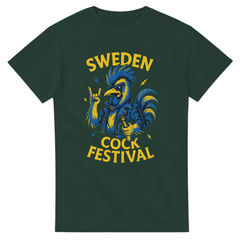 T-shirt Sweden Rock Festival Skogsgrön Shirty