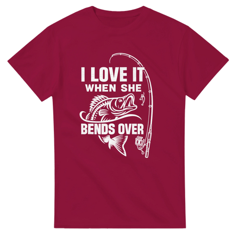 T-shirt Original – I Love It When She Bends Over - Shirty