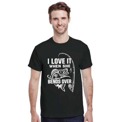 T-shirt Original – I Love It When She Bends Over - Shirty