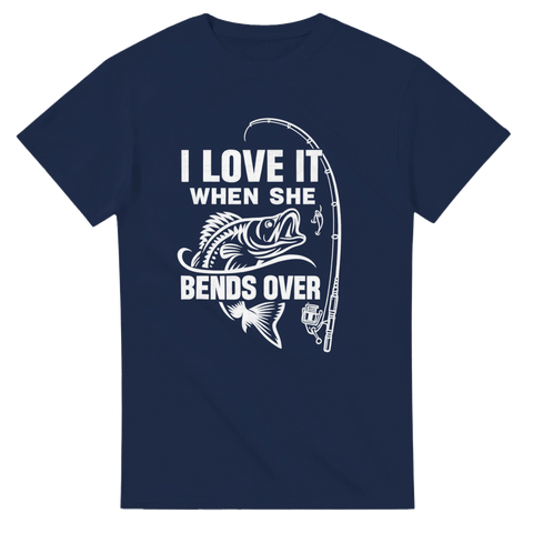 T-shirt Original – I Love It When She Bends Over - Shirty