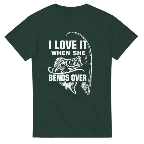 T-shirt Original – I Love It When She Bends Over - Shirty