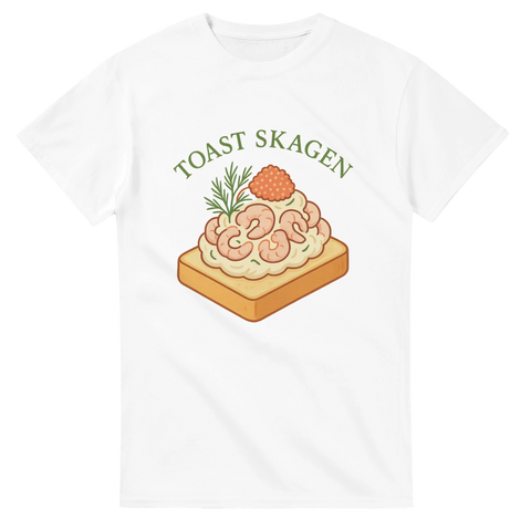 Toast Skagen – räkan har aldrig sett så bra ut på en t-shirt.