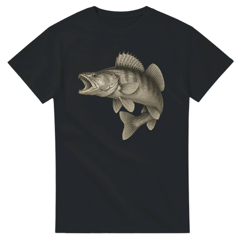 T-shirt Zander Gös Sportfiske Svart