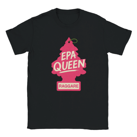 Svart t-shirt med rosa Wunderbaum och texten EPA Queen Raggare