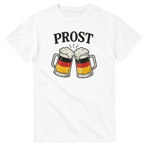 Oktoberfest T-shirt med ölmotiv och tysk flagga