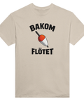 Fiskare bakom flötet textdesign t-shirt herr