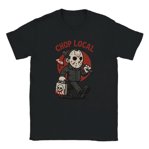 Chop Local t-shirt med mörk humor