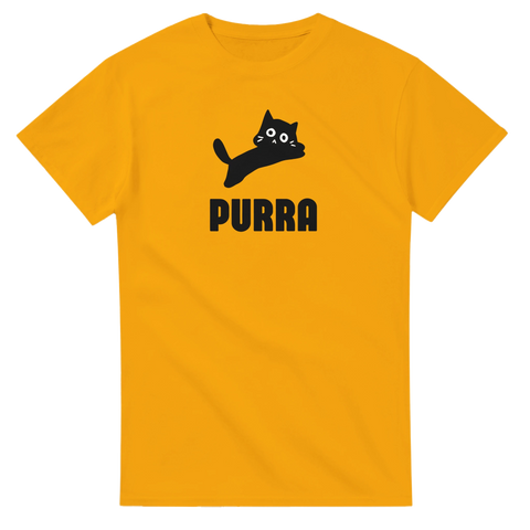 Purra t-shirt med kattmotiv