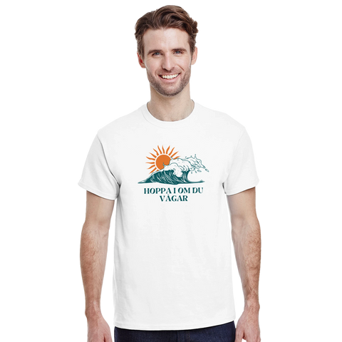 Humor t-shirt med ordlekstryck