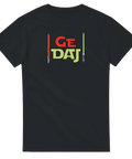 rolig t-shirt Ge Daj svart tröja med grafisk textdesign och star wars-parodi