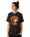 T-shirt med hamnmotiv i retrostil och texten Hisingen Harbour – Grit & Steel