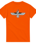 Zoroastrisk Farvahar ikonisk persisk symbol t-shirt