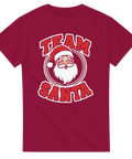Badge-design med Team Santa och jultomte – rolig t-shirt för jul