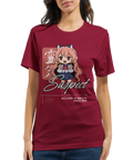 Suspect" textmotiv svartvit t-shirt herr premium