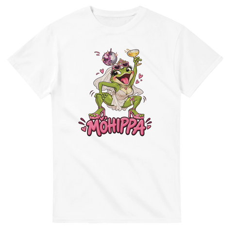 Hen party T-shirt with the “Möhippa Party” design