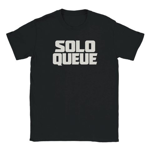 Svart t-shirt med fet stilren text för League of Legends spelare