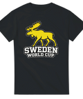 Svensk älg i modern mästerskapsdesign – tryck för svenska fotbollssupportrar