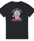 humor t-shirt Earth Day svart med ordlek och motiv