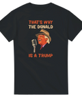 Trump t-shirt med textmotiv – The Donald Is a Trump