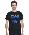 humor t-shirt Vem var det som kasta svart med grafiskt tryck