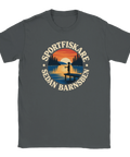 T-shirt med motivet Sportfiskare sedan barnsben