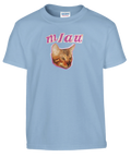t-shirt för barn med katt
