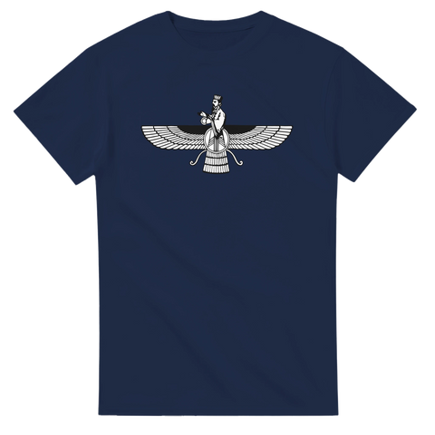 Faravahar symbol forntida persisk zoroastrisk mytologi t-shirt