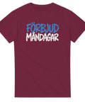 Produktbild 5 av rolig t-shirt med texten Förbjud måndagar