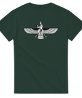 Zoroastrism Faravahar bevingad figur persisk symbol t-shirt