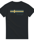 t-shirt sverige med minimalistisk svensk flagga