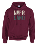 Norrland tröja dam retro design skandinavisk natur hoodie