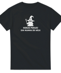 Minimalistisk illustration av en liten trollkarl med trollspö – grafisk t-shirt