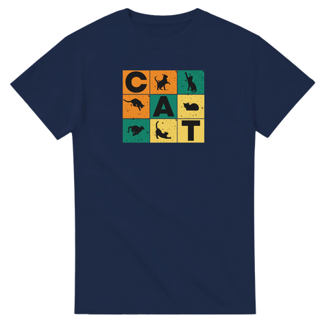 T-shirt med katttryck – cat t-shirt