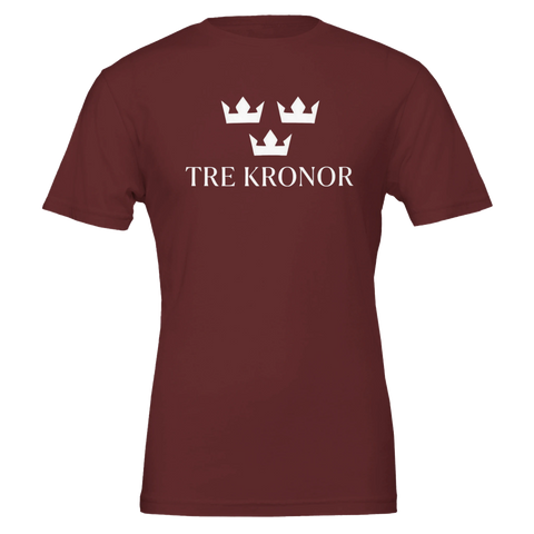 Tre Kronor Sveriges flagga t-shirt herr premium