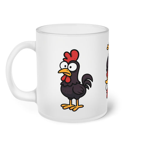 Frostat dricksglas - Rooster