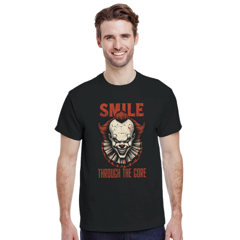 Tryck av Smile through the gore. Skarpa linjer och minimalistisk finish.