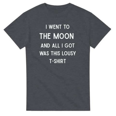 Retroinspirerad textdesign med humoristisk underton – t-shirt med tryck