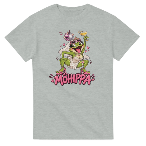 Hen party T-shirt with the “Möhippa Party” design