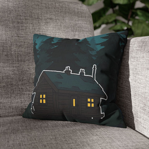 Kuddfodral - Cozy Cabin Forest Night