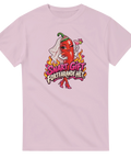T-shirt med en chili i brudslöja och texten Snart gift, fortfarande het