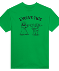 Provocerande seriestrip-motiv i punkig stil – t-shirt med attityd